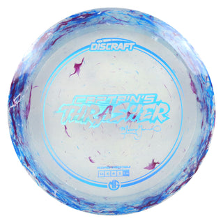 Discraft Disc Golf 2025 Missy Gannon Z Jawbreaker Captain’s Thrasher Distance Driver 12/5/0/2 Blue Purple/Blue Holo 173-174g