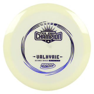 Innova Disc Golf Champion Glow Valkyrie Distance Driver 9/4/-2/2 Glow/Indigo 163 grams
