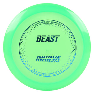 Innova Disc Golf Champion Blizzard Beast Distance Driver 10/5/-2/2 Green/Navy 159 grams
