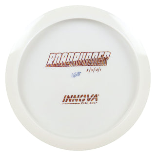 Innova Disc Golf Star Roadrunner All White Bottom Stamp Distance Driver 9/5/-4/1 Gold Holo Shimmer 168 grams
