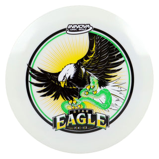 Innova Disc Golf Star INNfuse Eagle Fairway Driver 7/4/-1/3 White/Black Green 170 grams