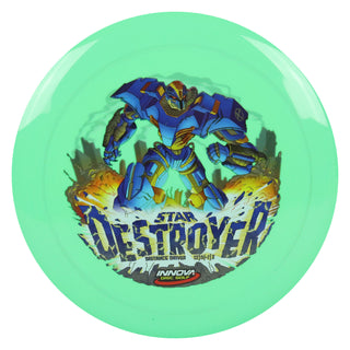 Innova Disc Golf Star Innvision Destroyer Distance Driver 12/5/-1/3 Green/Blue 173 grams