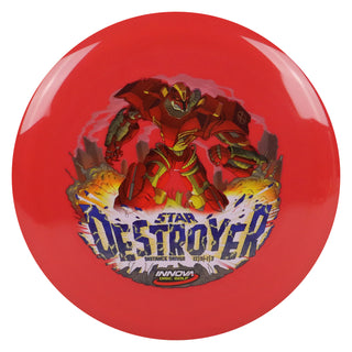 Innova Disc Golf Star Innvision Destroyer Distance Driver 12/5/-1/3 Red/Red 173 grams