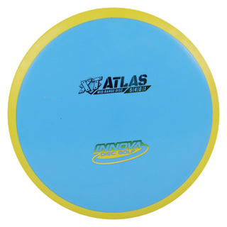 Innova Disc Golf Overmold XT Atlas Midrange Disc 5/4/0/1 Blue Yellow/Blue Metallic 175 grams