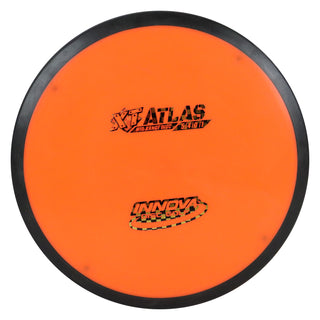 Innova Disc Golf Overmold XT Atlas Midrange Disc 5/4/0/1 Orange Black/Gold Checkers 176 grams