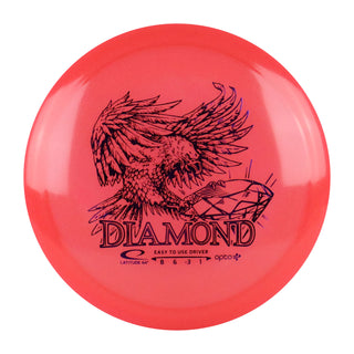 Latitude 64 Disc Golf Opto Air Diamond Fairway Driver 8/6/-3/1 Pink/Purple 146 grams