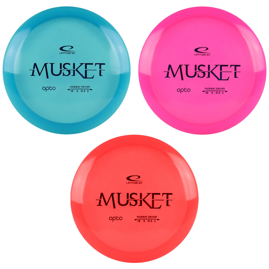Latitude 64 Disc Golf Opto Musket Fairway Driver 10/5/-0.5/2 - Choose ...