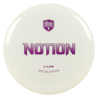 Discmania Disc Golf Special Edition C-Line Notion Putt and Approach White/Purple 176 grams