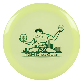 Innova Disc Golf Proto Glow Champion Mamba with Spirit of Detroit Stamp Driver Green 172 grams