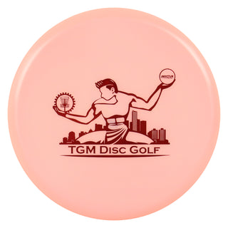 Innova Disc Golf Color Glow Aviar3 with Spirit of Detroit Stamp Putter Peach/Red 170 grams