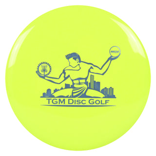 Innova Disc Golf Star Destroyer with Spirit of Detroit Stamp Distance Driver Yellow/Slate 173 grams