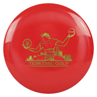 Innova Disc Golf Star Valkyrie with Spirit of Detroit Stamp Fairway Driver Red/Gold 167 grams