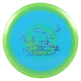 Innova Disc Golf Halo Star Fox with Spirit of Detroit Stamp Midrange Disc Green Blue/Blue Shatter 158 grams