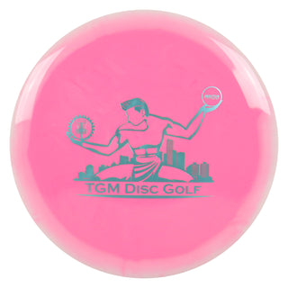 Innova Disc Golf Halo Star Wraith with Spirit of Detroit Stamp Distance Driver White Pink/Slate 173 grams