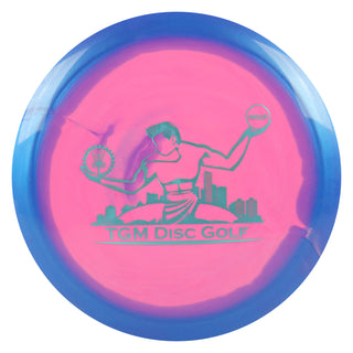 Innova Disc Golf Halo Star Wraith with Spirit of Detroit Stamp Distance Driver Blue Pink/Slate 172 grams