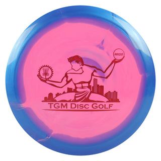 Innova Disc Golf Halo Star Wraith with Spirit of Detroit Stamp Distance Driver Blue Pink/Red 172 grams