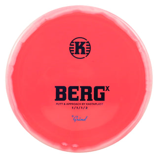 Kastaplast Disc Golf K1 Grind Berg X Putt and Approach 1/1/1/2 Neon Red/Indigo 174 grams
