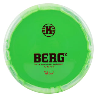Kastaplast Disc Golf K1 Grind Berg X Putt and Approach 1/1/1/2 Green/Red 174 grams