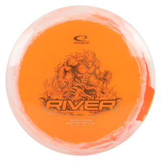 Latitude 64 Disc Golf Opto Orbit River Fairway Driver 7/7/-1/1 Orange/Gold 173 grams