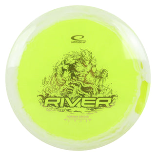 Latitude 64 Disc Golf Opto Orbit River Fairway Driver 7/7/-1/1 Yellow/Gold 173 grams