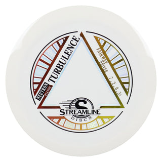 Streamline Disc Golf Neutron Turbulence Fairway Driver 7/2/0/3.5 White/Red Gold 172 grams