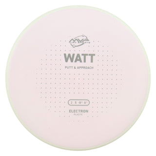 MVP Discs Sports Project Lab Coat Electron Watt Putt and Approach 2/5/-0.5/0.5 Pastel Pink 168 grams