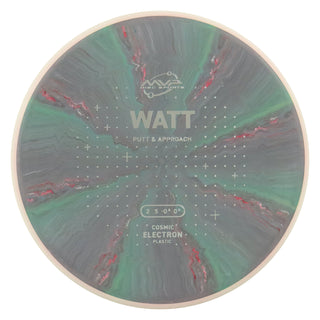 MVP Discs Sports Project Lab Coat Cosmic Electron Watt Putt and Approach 2/5/-0.5/0.5 Red Green 175 grams