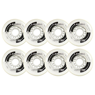 Labeda Shooter Roller Hockey Wheels - 80mm White - 8-Pack