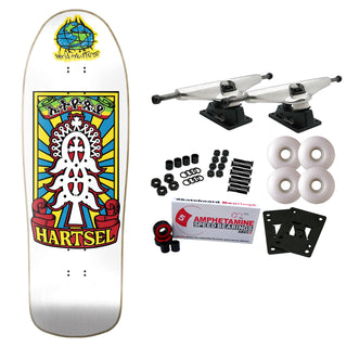 World Industries Skateboard Complete Jeff Hartsel Yout Model White 9.4375" x 30.5"