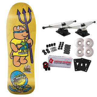 World Industries Skateboard Complete Steve Rocco III Yellow 9.75" x 31.5"