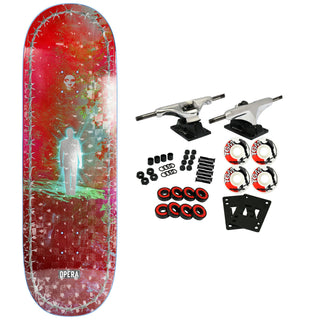 Opera Skateboard Complete Radiate Red 10" x 31.85"