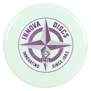 Innova Disc Golf First Run Star Sync Putt and Approach 3/3/0/1 White/Purple 173 grams