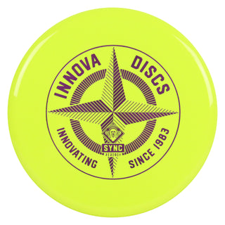 Innova Disc Golf First Run Star Sync Putt and Approach 3/3/0/1 Yellow/Purple 173 grams