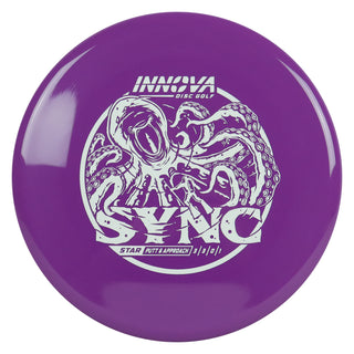 Innova Disc Golf Star Sync Putt and Approach 3/3/0/1 Purple/White 168 grams