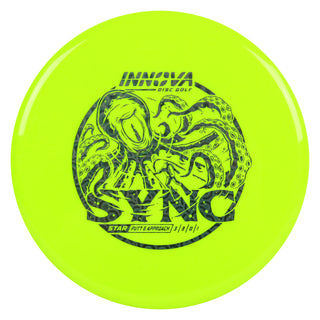 Innova Disc Golf Star Sync Putt and Approach 3/3/0/1 DayGlo/Black Holo 173 grams