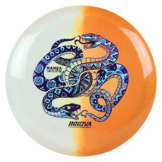 Innova Disc Golf Limited Edition Duo Mamba Distance Driver Orange/Blue Waves 171 grams