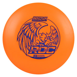 Innova Disc Golf DX Roc Midrange Disc 4/4/0/3 Orange/Navy 176 grams