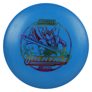 Innova Disc Golf DX Valkyrie Fairway Driver 9/4/-2/2 Blue/Rainbow 162 grams