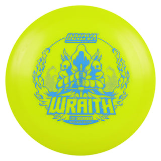 Innova Disc Golf DX Wraith Distance Driver 11/5/-1/3 Yellow/Blue 156 grams