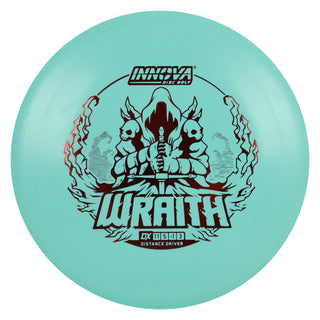 Innova Disc Golf DX Wraith Distance Driver 11/5/-1/3 Teal/Red 175 grams