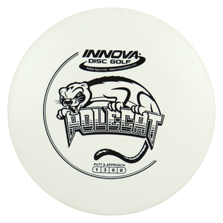 Innova Disc Golf DX Polecat Putting Disc 1/3/0/0 White/Black 172 grams