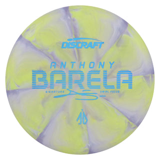 Discraft Disc Golf Anthony Barela Swirl CT Focus Putter 2/2/-1/2 Lime Purple/Blue Holo 173-174g