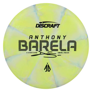Discraft Disc Golf Anthony Barela Swirl CT Focus Putter 2/2/-1/2 Lime Blue/Black 173-174g