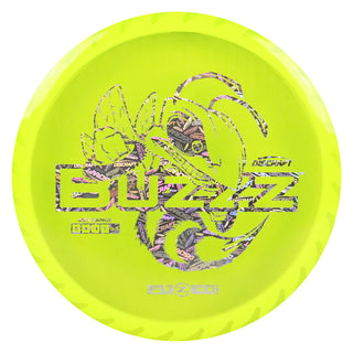 Discraft Disc Golf Fuzed Line Buzzz with Saw Pattern Midrange 5/4-1/1 Yellow with White Saw/Discraft Holo 167-169g