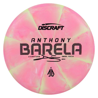 Discraft Disc Golf Anthony Barela Swirl CT Focus Putter 2/2/-1/2 Pink Lime/Black 173-174g
