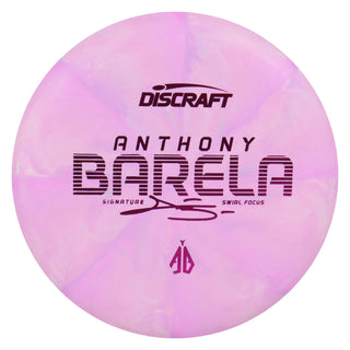 Discraft Disc Golf Anthony Barela Swirl CT Focus Putter 2/2/-1/2 Purple White Blend/Magenta 173-174g