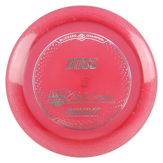 Innova Disc Golf Champion Blizzard Boss Distance Driver 13/5/-1/3 Red/Silver 157 grams