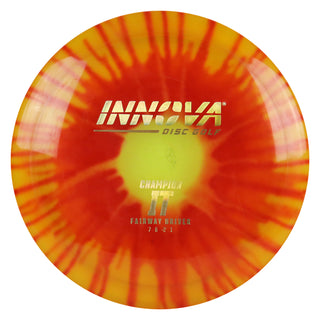 Innova Disc Golf Champion I-Dye IT Fairway Driver 7/6/-2/1 Red Splat Orange/Gold 168 grams