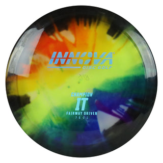 Innova Disc Golf Champion I-Dye IT Fairway Driver 7/6/-2/1 Rainbow Black/Holo 173 grams