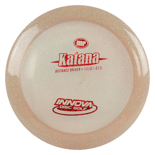 Innova Disc Golf Champion Metal Flake Katana Distance Driver 13/5/-3/3 Pink/Red Shimmer 168 grams